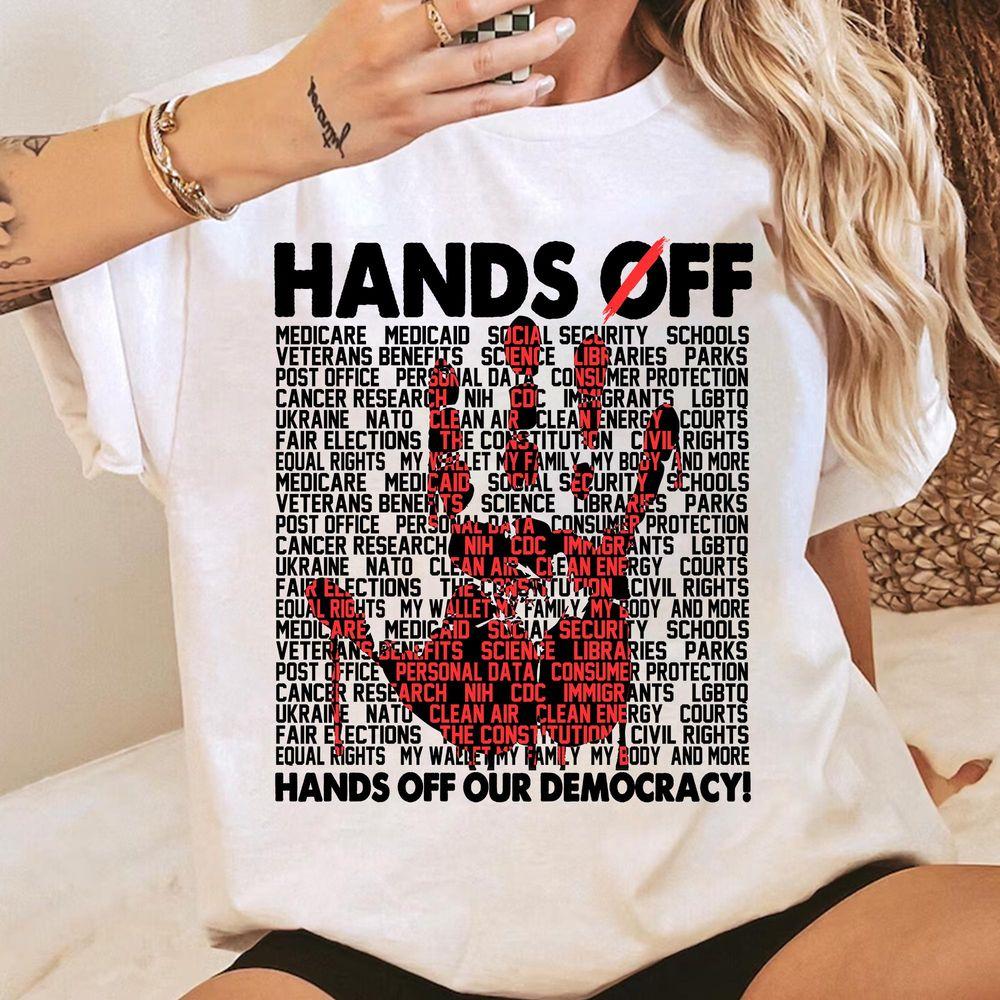 Hands Off Protest 16 Anti Trump Elon Musk Awesome Shirt